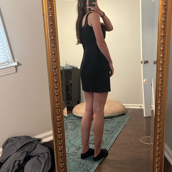 Vintage Black Mini Dress - Picture 2 of 6